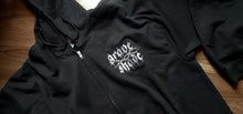 Load image into Gallery viewer, Grave Shade Barbed Wire Embroidered Zip Hoodie
