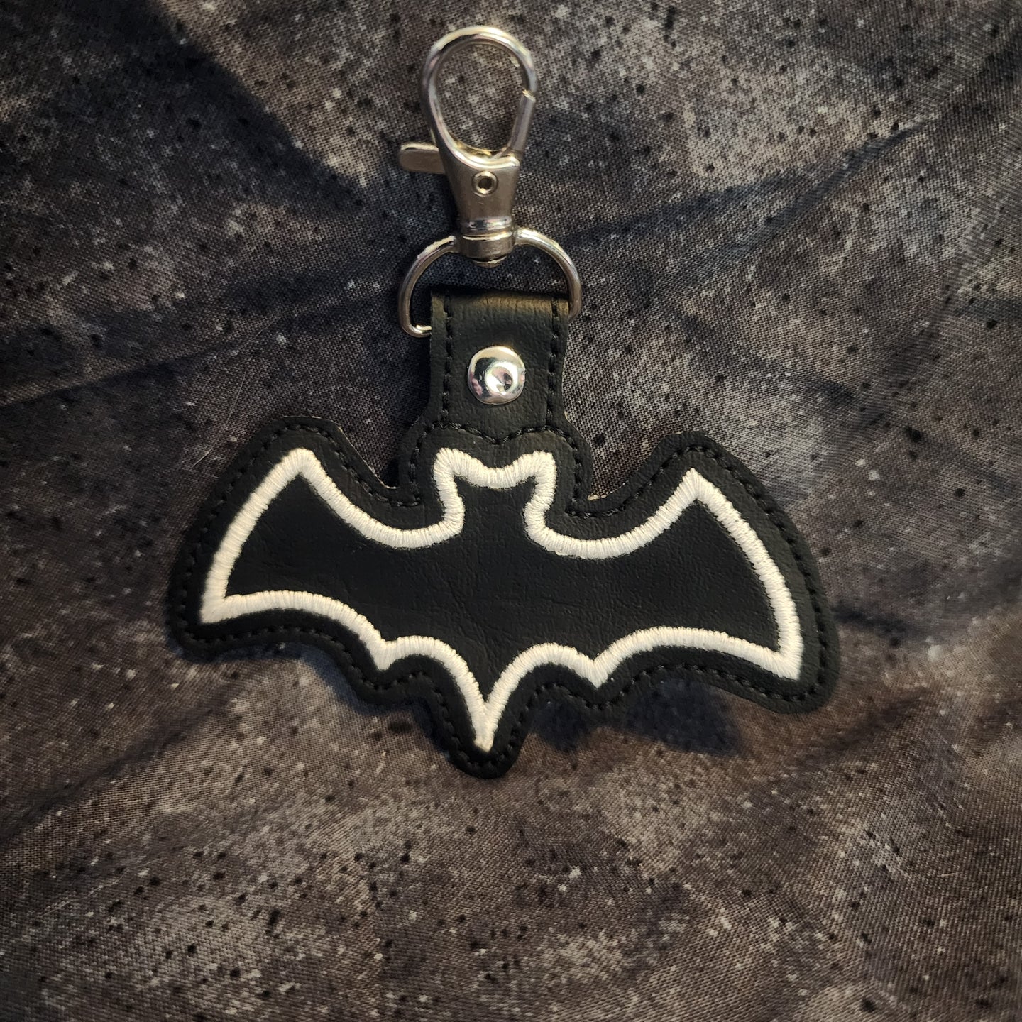 Black Bat Keychain