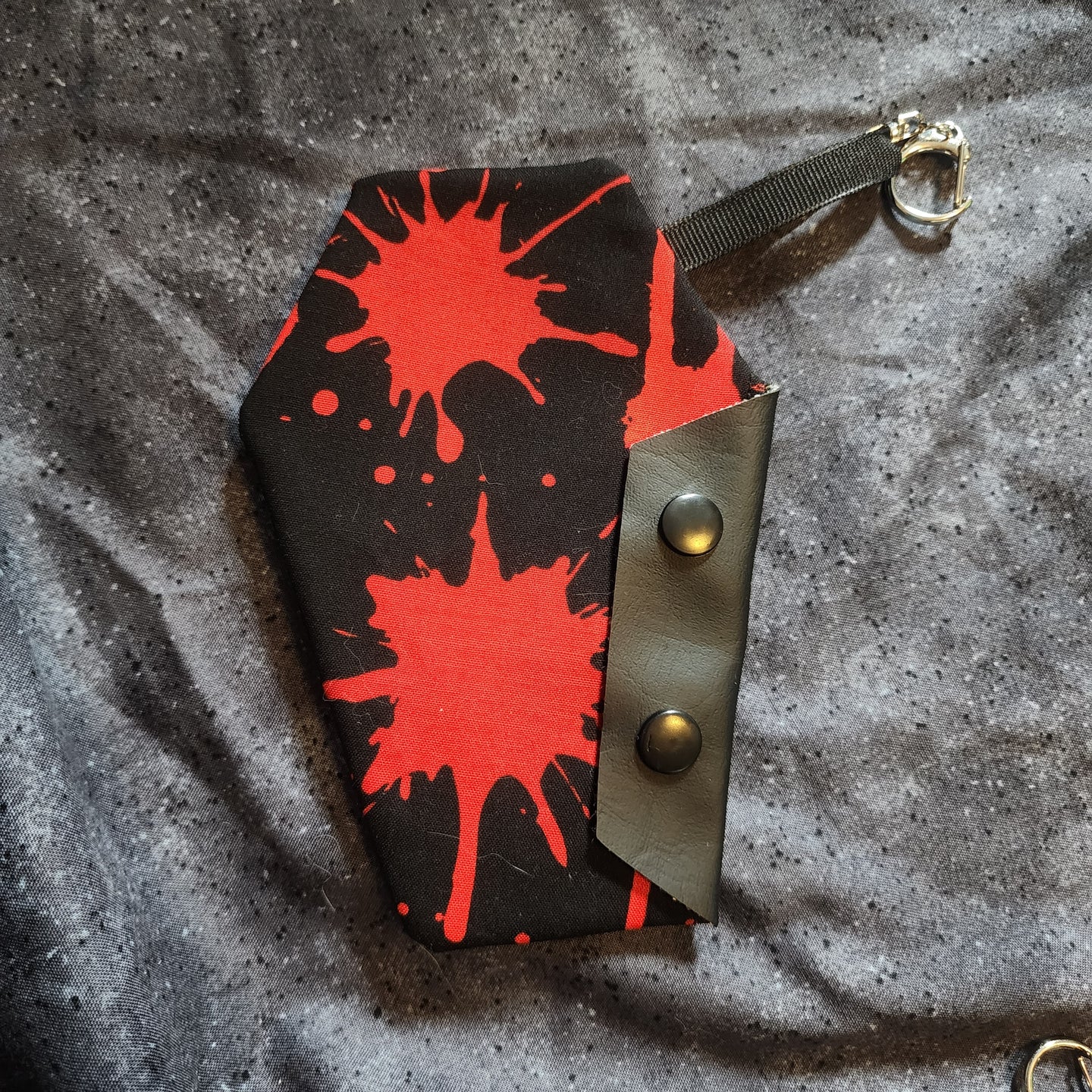 Blood Splatter Coffin Wallet