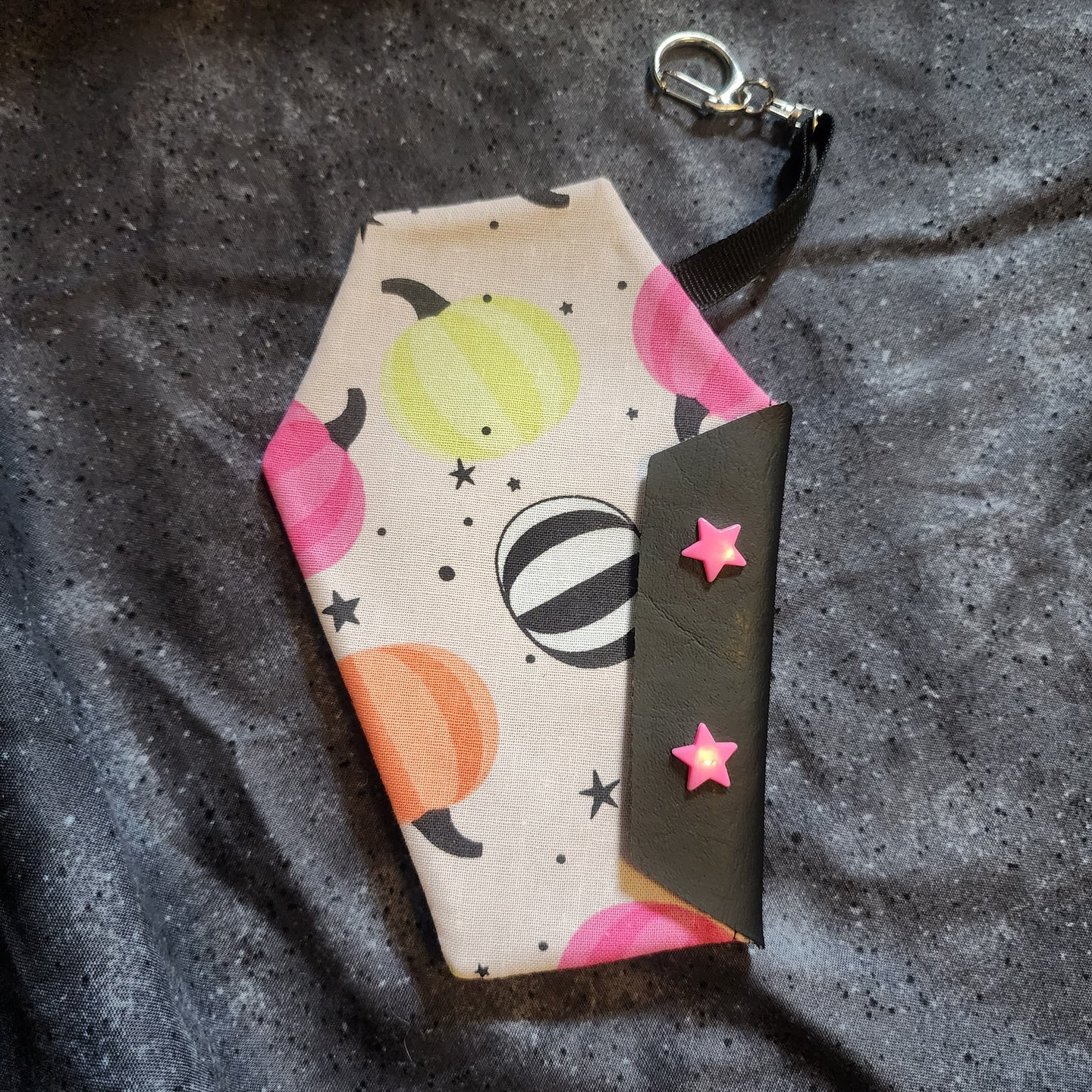 Pastel Pumpkins Coffin Wallet