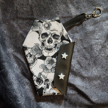 Load image into Gallery viewer, Skulls &amp; Roses Coffin Wallet
