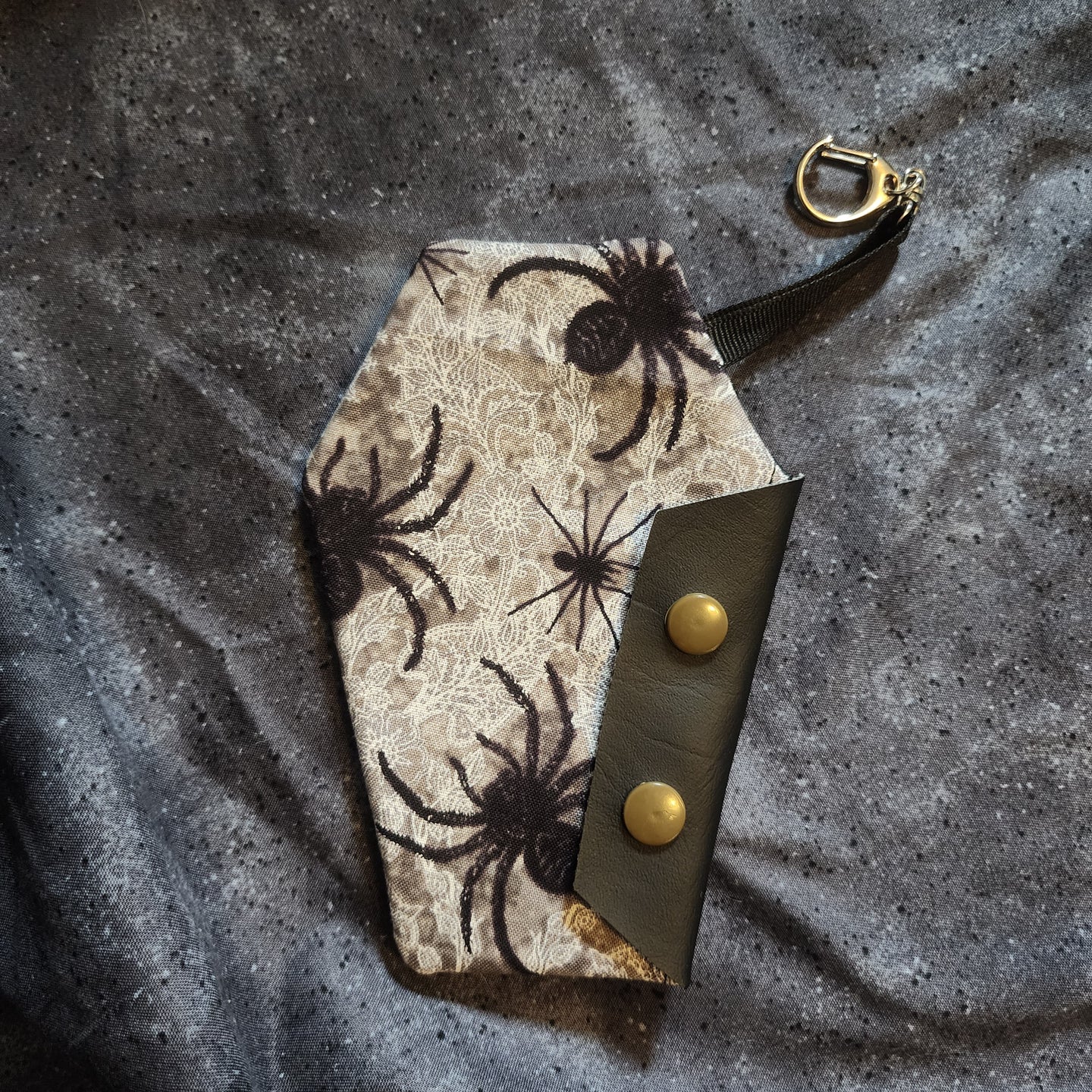 Spider Lace Web Coffin Wallet