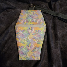 Load image into Gallery viewer, Pastel Bats Coffin Zipper Clutch Handbag
