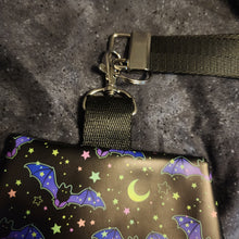 Load image into Gallery viewer, Night Bats Coffin Zipper Clutch Handbag
