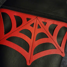 Load image into Gallery viewer, Red Spiderweb Coffin Cross Body Shoulder Bag
