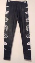 Load image into Gallery viewer, Moon Phase Leggings | Leggings | Nu Goth &amp; Alternative Apparel | Build Your Empire Clothing Co.
