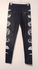 Load image into Gallery viewer, Moon Phase Leggings | Leggings | Nu Goth &amp; Alternative Apparel | Build Your Empire Clothing Co.
