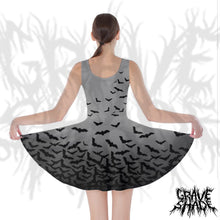 Load image into Gallery viewer, Fade to Bats Skater Dress
