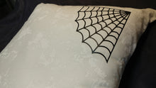 Load image into Gallery viewer, Nobody Puts Spider in the Corner Pillow Case | Pillow | Nu Goth &amp; Alternative Apparel | Build Your Empire Clothing Co.
