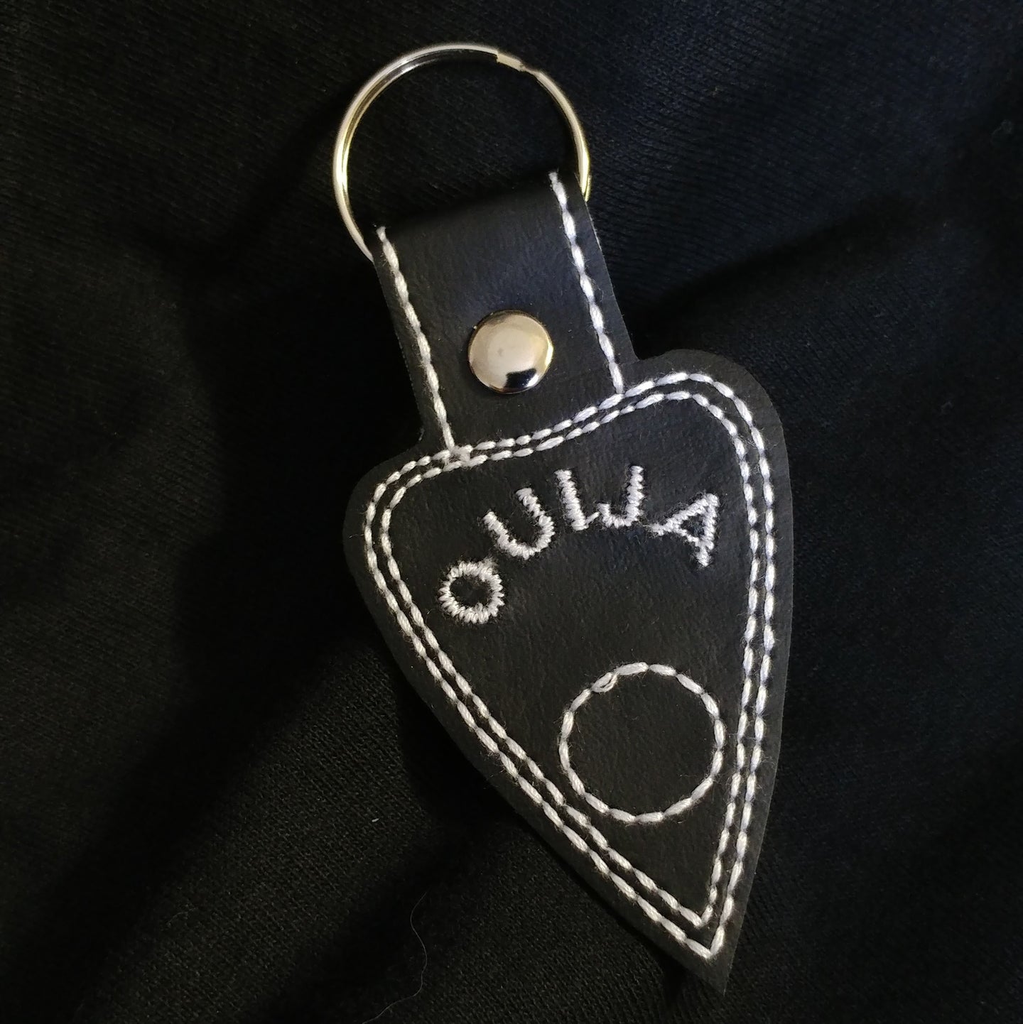 Black Ouija Planchette Keychain