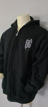 Load image into Gallery viewer, Grave Shade Coffin Embroidered Zip Hoodie
