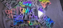 Load image into Gallery viewer, Grave Shade Holographic Vinyl Sticker
