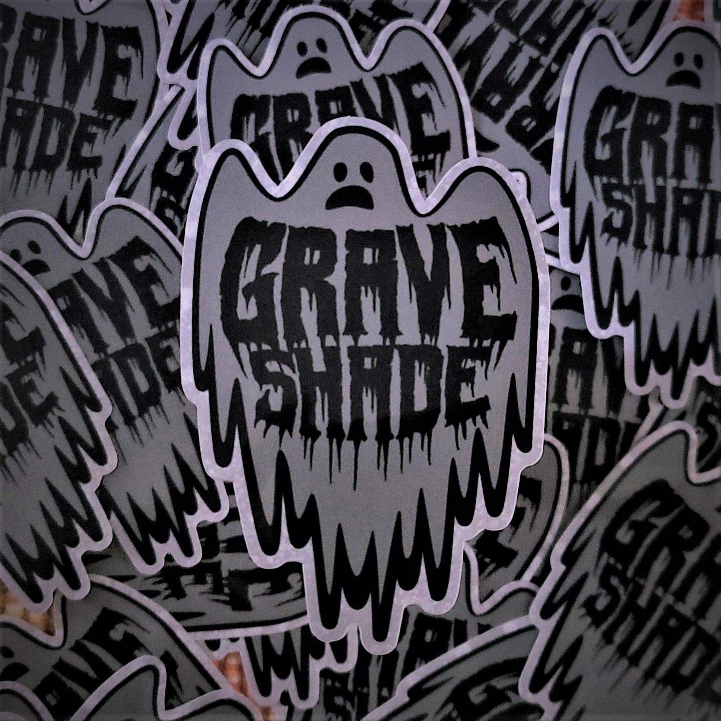 Grave Shade Ghost Vinyl Sticker