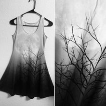 Load image into Gallery viewer, Full Moon Light Dress | Dress | Nu Goth &amp; Alternative Apparel | Build Your Empire Clothing Co.
