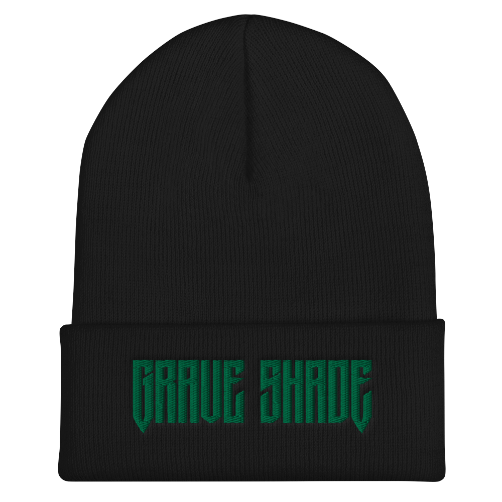 Grave Shade Brand I Embroidered Beanie