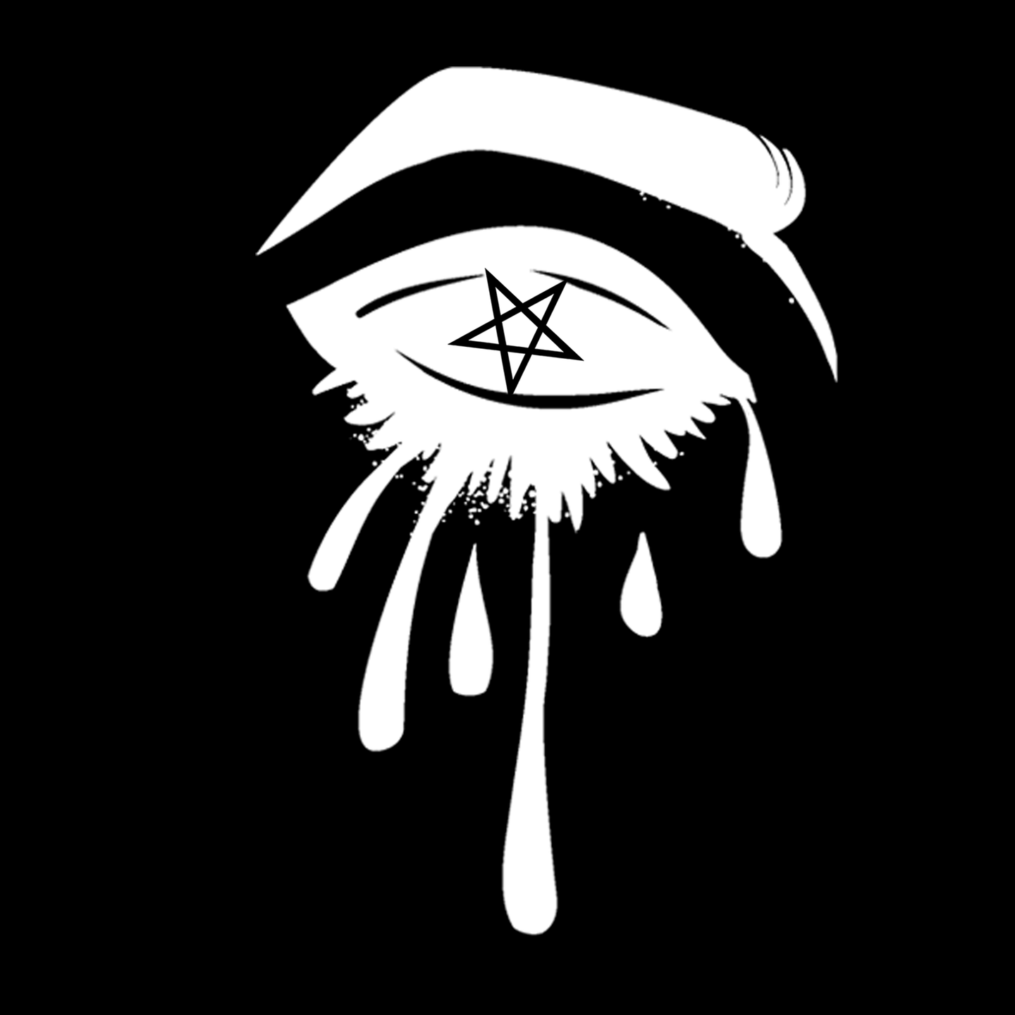 Sinning Eyes Vinyl Decal Sticker