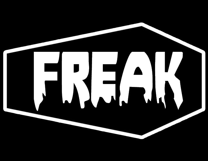 Coffin Freak Border Vinyl Decal Sticker