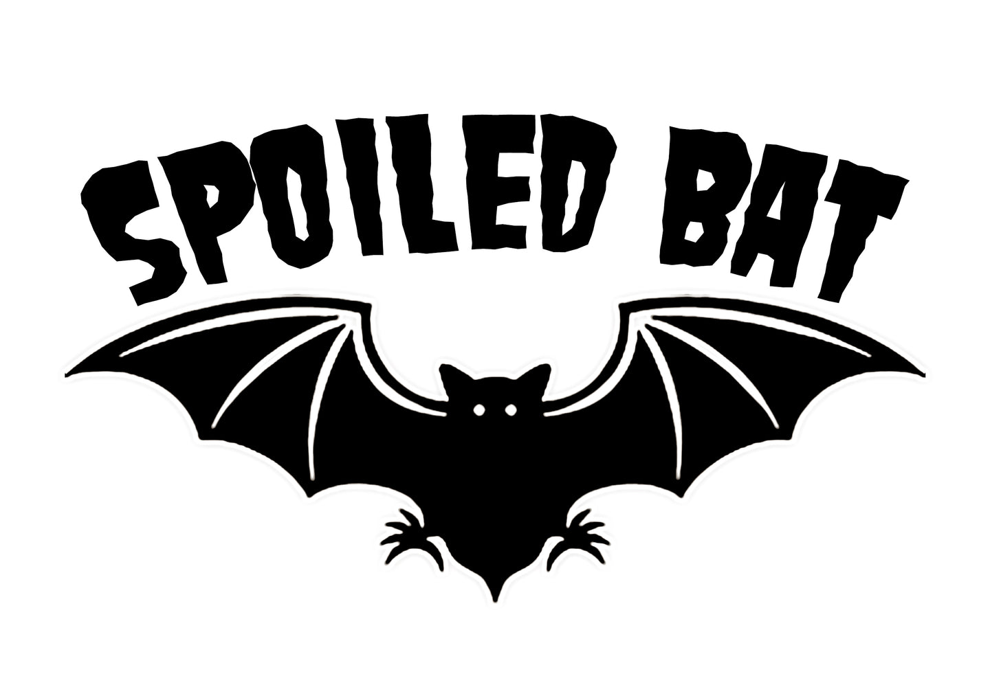 Spoiled Bat Vinyl Decal Sticker