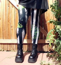 Load image into Gallery viewer, Say My Name 3 Times Leggings | Leggings | Nu Goth &amp; Alternative Apparel | Build Your Empire Clothing Co.
