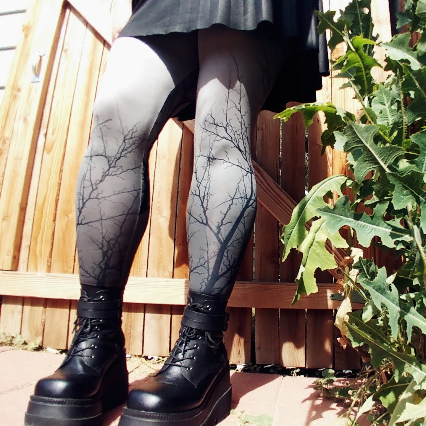 Full Moon Light tights | Tights | Nu Goth & Alternative Apparel | Build Your Empire Clothing Co.