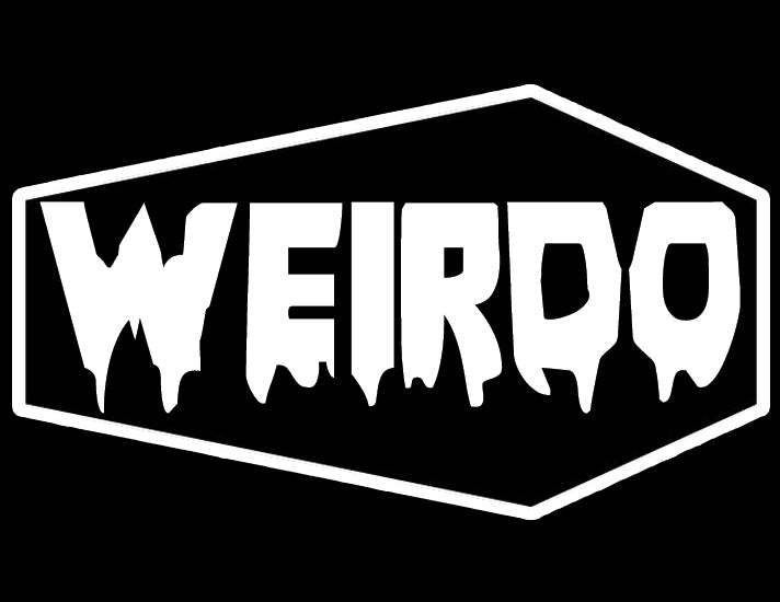 Coffin Weirdo Border Vinyl Decal Sticker